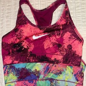 Two Nike sports bras